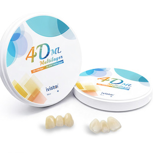 Vente directe d'usine IVISTA 4D-ML Disque en céramique de zircone à translucidité de 45%-59% pour la restauration <span class=keywords><strong>dentaire</strong></span> - Product Image 1