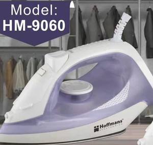 Fer à vapeur électrique Hoffmans 1200W, grande capacité 450ml, base céramique antiadhésive, <span class=keywords><strong>repassage</strong></span> à sec, brume pour usage domestique quotidien - Product Image 3