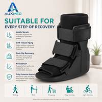 Attelle orthopédique réglable courte pour la marche, stabilisateur de pied pour la cheville, soutien post-blessure, protection du pied, déambulateur
