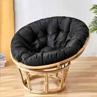 SUREWALHOME Coussin de chaise de patio Coussins de siège d'extérieur pour meubles de patio Oreiller de soutien dorsal inclinable Oreiller de soulagement de la douleur lombaire