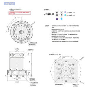 JRC0400 JRC0200ในไต้หวัน JRC0800ข้อต่อโรตารี่และข้อต่อโรตารี่ไฮดรอลิกสำหรับเครื่องจักรอุตสาหกรรม - Product Image 4