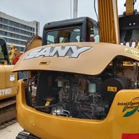 Chargeuse sur pneus d'occasion Sany SY75C Pro avec moteur Isuzu, 7 tonnes, capacité de godet de 0,28 m³, assemblage hydraulique d'origine bien ajusté