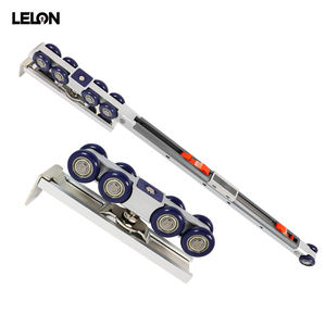 Sistem rol gantung Buffered tugas berat, pintu geser dua arah senyap Buffering roda gantung peredam jejak katrol - Product Image 6