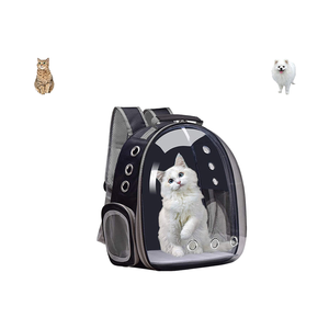 Capsula trasparente per esterno trasportino da viaggio per animali domestici <span class=keywords><strong>borsa</strong></span> per cani Tote zaino con cerniera Oxford per gatti - Product Image 6