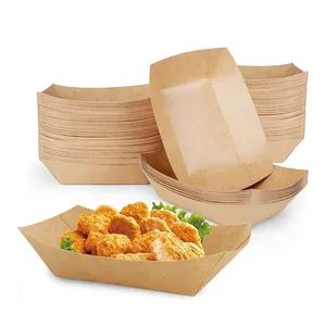 Mejor precio Bandeja de sushi Embalaje Kraft Caja de sushi de papel de grado alimenticio al por mayor