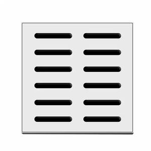 ตะแกรงระบายน้ำฝนสแตนเลส 304 กันลื่น ฝาปิดท่อระบายน้ำแบบซ่อนสำหรับชุมชนที่อยู่อาศัย - Product Image 3