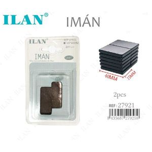 Aimants artisanaux ILAN Imn 15x40x3 mm, 2 pièces, pour projets de bricolage - Product Image 1