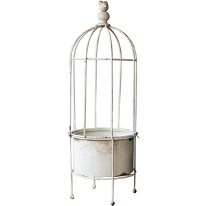Maceta de Metal hecha a mano moderna, maceta de Metal con marco de hierro más vendida, maceta y maceta decorativa para el hogar con revestimiento en polvo - Product Image 1