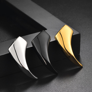 Joyería Punk al por Mayor, Colgante Geométrico de Acero Inoxidable con Diente de Elefante y Lobo para Hombre - Product Image 2