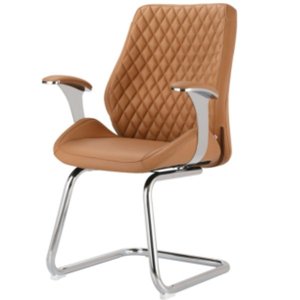 Chaise de bureau en cuir moderne et confortable 36019-1603C/B/A - Product Image 1
