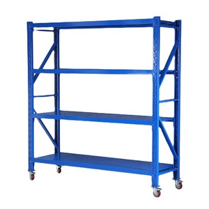Factory Storage Units Metal Rack <strong>Shelves</strong> <strong>with</strong> <strong>Rollers</strong> - Product Image 1