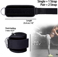 LS3044 Deluxe Cable LAT Pulldown Attachments Combo Triceps Rope V Bar Cheville Straps-Acier et Caoutchouc