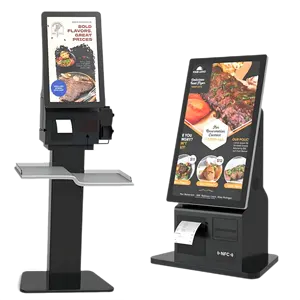 Restaurant Multi-Function 21/24/27/32 Inch Service order Payment kiosk Floor Stand Terminal Kiosk supplier