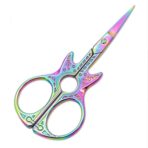 Handmade Vintage Guitar Kéo Nhỏ Thêu Vải/May Kéo Cho Tự Làm Dự Án Và Chủ Đề Cắt - Product Image 4