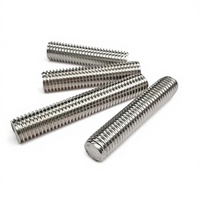Factory Wholesale DIN 975 Stud Bolt Threaded Rod Zinc Finish Stainless Steel Metric Full Thread Hardware Fasteners M3-M36