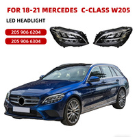 Phares LED avant gauche et droit d'origine pour Mercedes-Benz Classe C W205/W206 2015-2024 (références 2059067303, 2059067403, 2059066204, 2059066304)