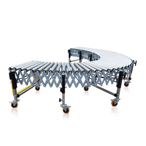 Transportador de Rodillos Móvil Retráctil Expandible por Gravedad con Ruedas Flexibles para Fácil Movimiento, Capacidad de Carga de 80 kg, Certificación CE ISO - Product Image 4