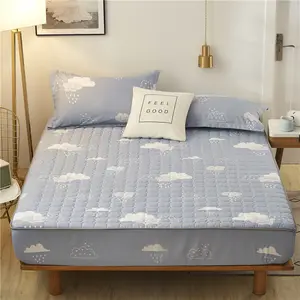 Fourniture d'usine épaissi respirant anti-poussière matelassé protège-matelas surround complet couvre-matelas Simmons