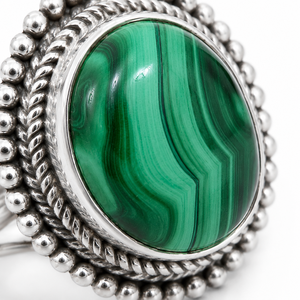 Anello Ispirato al Pavone Verde, Anello Vintage da Donna, Design Creativo, Accessorio per Dito - Product Image 5