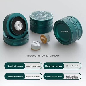 หัวคิวสนุกเกอร์เรซิ่น LP Super Dream ขนาดเล็ก กลาง และใหญ่ (11/12/14 มม.) ลายโบว์ไท - Product Image 2