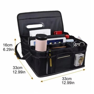 Échantillon Gratuit : Organisateur de Siège Auto avec Porte-Gobelets pour Sièges Avant, Arrière, Passagers, Camion et Fourgonnette pour l'Organisation de Voyage - Product Image 4