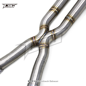 Sistema de escape Catback de acero inoxidable OEM SS304 para <span class=keywords><strong>BMW</strong></span> 640/640i N55 3,0 T 2012-2018 silenciador de tubo de escape de válvula de coche deportivo de carreras - Product Image 5