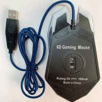 Souris de jeu filaire 1600 DPI à prix promotionnel, best-seller, pour ordinateur, pour ordinateur portable Apple