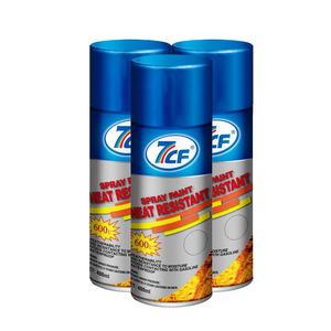 600 santigrat yüksek sıcaklık siyah ve kırmızı renk Aerosol sprey boya yüksek ısıya dayanıklı akrilik - Product Image 2