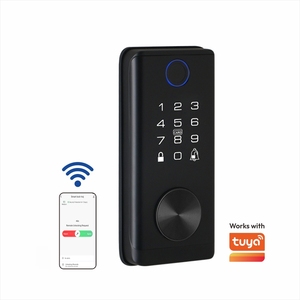 Cerraduras Inteligentes con Cerrojo, Aplicación Tuya, Huella Dactilar Biométrica, Contraseña, Entrada sin Llave, Cerradura para Puerta Principal, Cerradura Digital Inteligente para Puerta D2-TY Smart D - Product Image 3