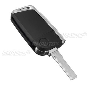 NOUVEAU Boîtier de clé télécommande noir à 3 boutons, coque de protection pour clé rabattable pour Volkswagen VW Golf MK7 2012+ - Product Image 5