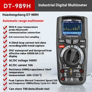 DT-989H cao cấp kỹ thuật số vạn năng độ chính xác cao phổ quát cho dụng cụ thử nghiệm với kết nối Bluetooth - Product Image 6