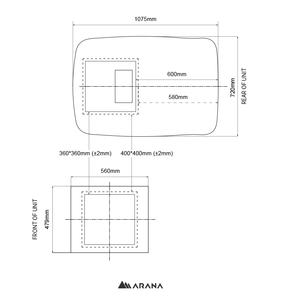 Aires Acondicionados de Techo para Camiones de Emergencia <span class=keywords><strong>ARANA</strong></span> Middle East Market, 220V CA, para Camiones de Telecomunicaciones, Capacidad de Enfriamiento de 3600W, R410a - Product Image 2