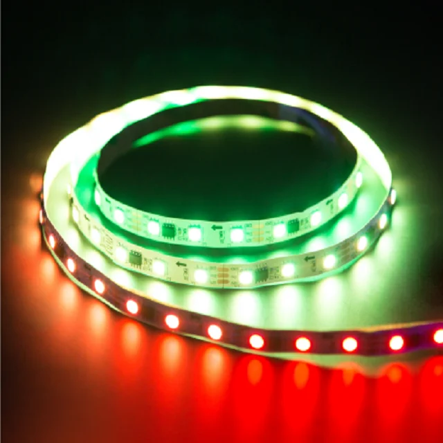 WS2811 Smart Strip Lights Phantom Color 12V Low Voltage Self-Adhesive LED Light Strip with Full Color for Running Water