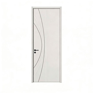 Puerta Interior Compuesta de Shihe Door Industry, Diseño Minimalista, Aislamiento Acústico, Apertura Manual, para Hogar, Oficina, Hotel, Proyecto - Product Image 3