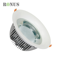 Spot LED encastré COB anti-éblouissement pour hôtel, 20W, dimmable, pour plafond