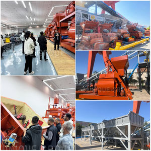 Sabit HZS90 taşınabilir beton karıştırma istasyonu beton mikser tesisi - Product Image 5