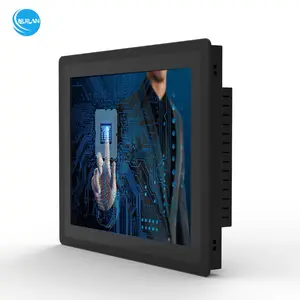 Painel industrial de 10 polegadas para PC, tela de toque LCD, controle Aio, Simatic HMI Win10, tablet industrial para testes industriais