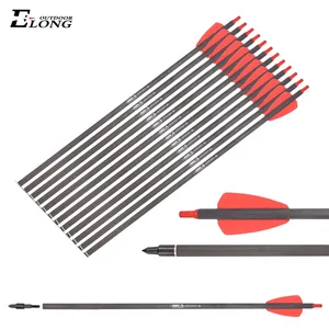 Elong Outdoor Pure Carbon Arrow CrossBolts 7.5inch 15inch Arrows For R9 Bow Hunting Shooting