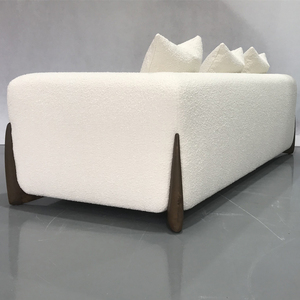 Juego de Sofás Modernos Personalizados para Hotel, Color Blanco, Muebles de Tela Sencillos para Villa, Sofá Seccional de 123 Asientos para Eventos y Bodas - Product Image 4