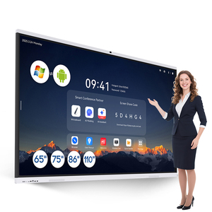 กระดานอัจฉริยะแอนดรอยด์ขนาด 86 นิ้ว พร้อมจอ LED ขนาด 65 นิ้ว ความละเอียด 4K ระบบสัมผัส IR 40 จุด สำหรับห้องเรียน - Product Image 1
