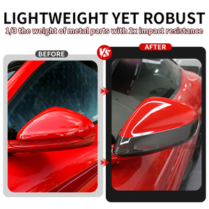 Carcasa de Espejo Retrovisor de Fibra de Carbono OEM Estilo N para Ferrari F12, al Mejor Precio - Product Image 5