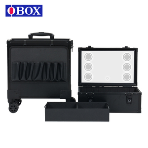 Maletín <span class=keywords><strong>de</strong></span> Maquillaje OBOX para Mujer, Personalizado, Multicapa, con Pantalla Táctil, con Luces, para Cosméticos, Venta al por Mayor, Suave, Universal - Product Image 5