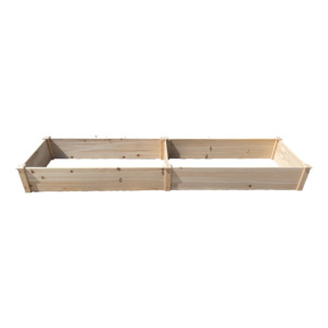 Macetas de madera natural para jardinería, cultivo de verduras, flores, cama de jardín, caja de maceta elevada de madera - Product Image 2
