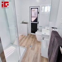 Maison Modulaire Conteneurisée 20 pieds à Prix Abordable, Certifiée CE, Étanche, Élégante, Haut de Gamme, Moderne, Préfabriquée pour un Usage en Appartement