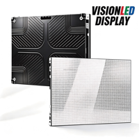 VISIONLED P1.2 Mur vidéo LED numérique couleur haute définition pour matériaux de construction, texture artistique, garantie 2 ans, luminosité élevée 500 cd