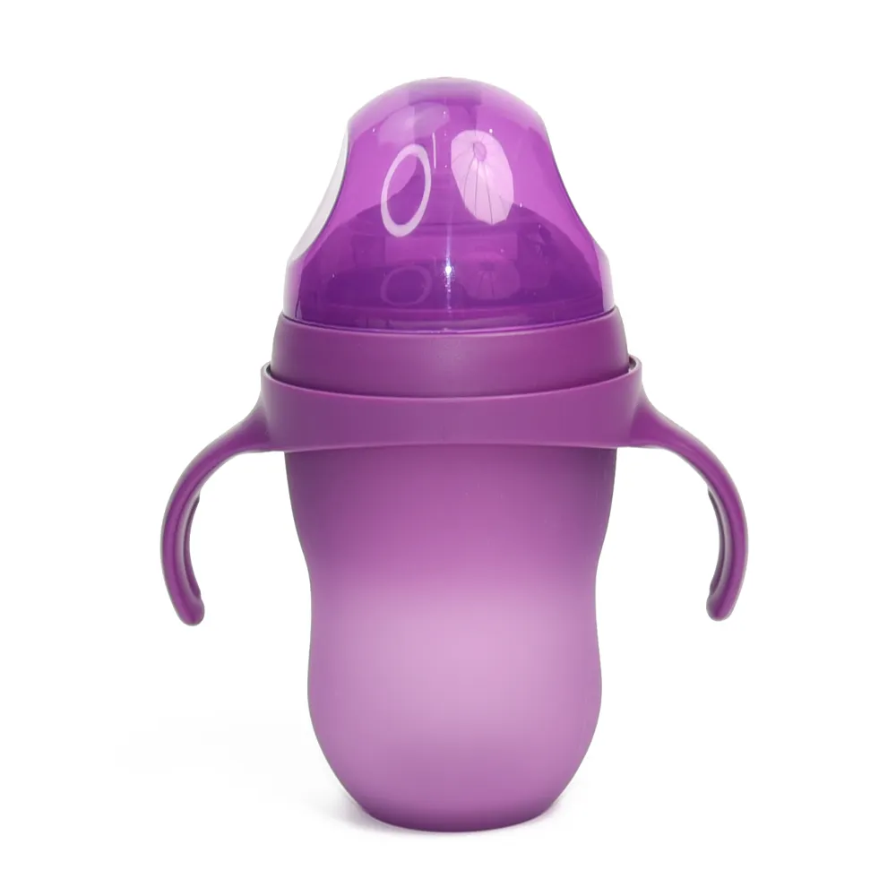 Bpa 무료 실리콘 학년 음식 아기 수유 도구 젖꼭지 밀짚 병 표준 남여 공용 가정용 아기 수유 우유 병