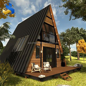 Structure en acier triangulaire préfabriquée, <span class=keywords><strong>maison</strong></span> de camping miniature à deux étages avec panneaux sandwich pour une installation rapide - Product Image 6