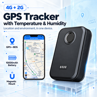 Traceur GPS Véhicule Sans Fil Étanche SAIFUYA Double Aimants SOS Voix Bidirectionnelle Surveillance Température Humidité 2G 1 An pour Flotte