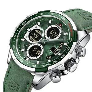 Neue Quarzuhren Herren Luxus Sport Chronograph Wasserdichter Quarz Big Clock Digitale Armbanduhren Herren uhr
