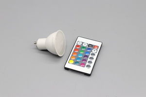 Projecteur LED Intelligent RGBW à Télécommande Culot GU10, <span class=keywords><strong>Ampoule</strong></span> Connectée AC100-240V 6W, Lumières Couleur Dimmables 24 Touches Idéales pour Fêtes et Bars - Product Image 6